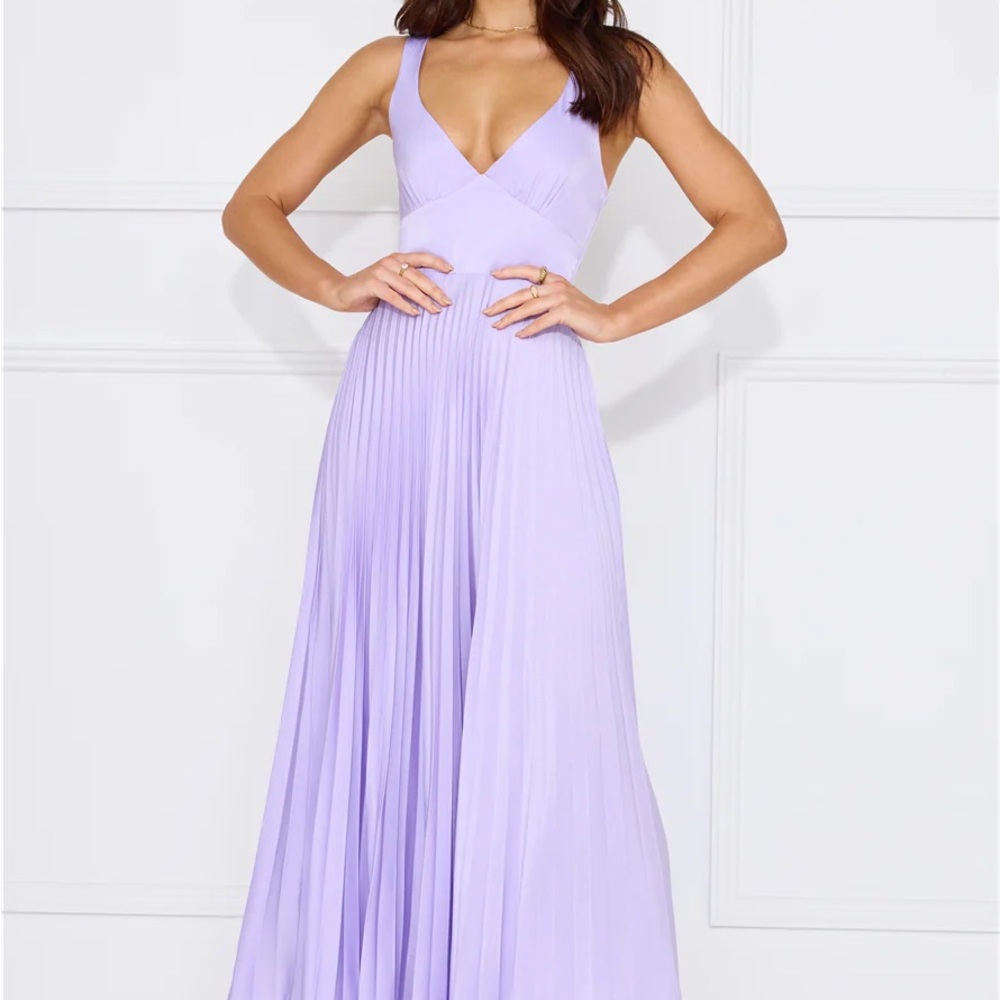 Hello Molly Dazzling Opulence Pleated Dress